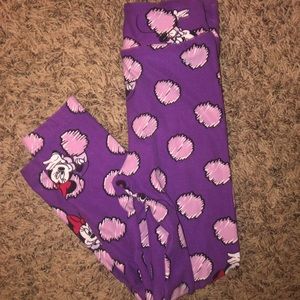 Lularoe s/m leggings Minnie Mouse